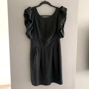 BCBG dress with ruffled sleeves